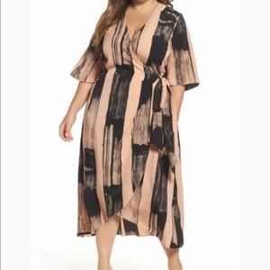 Wrap maxi dress